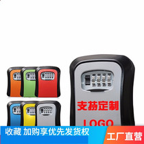 Key box for decoration anti-theft door cat eye installation lock box decoration password box wall-mounted decoration lock box