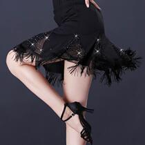 Wide dance body half dress Latin dance AL594170 field flutskirt short