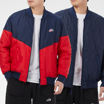 NIKE Nike warm baseball cotton mens 2021 new sportswear double-sided stand-up collar windproof jacket CZ9999