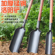 Luoyang shovel digging pit and well artifact Outdoor digging shovel Manganese steel soil piling shovel hole agricultural tools