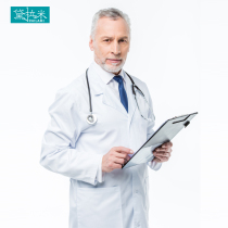 White coat long sleeve doctors clothing male and female doctor work clothes thickened loose doctor White coat custom logo printing