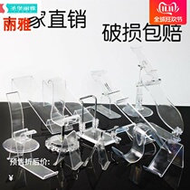 Acrylic Shoe Carrier swing shoes display rack shop place shoe bracket shoe store display rack plastic transparent shoe support