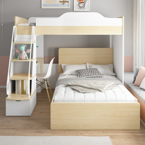 Children bunk up and down two double layers of multifunctional combined students high and low with desk economy small family of adult primary and secondary bed