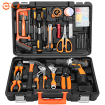Toolbox household set set electric drill hardware electrician woodworking combination universal car repair tool set multi-function