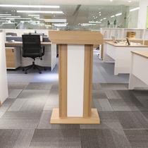 Kindergarten guide school teachers podium welcome masters ceremony meeting presided over the podium restaurants front desk
