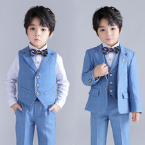 Boys suit suit Spring and autumn Three sets of children Inn Wind West suit Boy flower Host Ocean Qi Gown