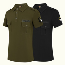 New tactical short sleeve shirt summer Men cotton shirt thin casual large size loose youth tooling half sleeve