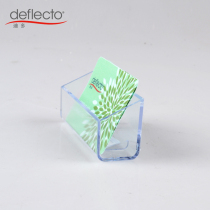2 acrylic wall office business card box crystal business card holder exhibition card storage box