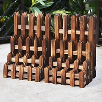 Fence Garden Lawn Anticorrosive Outdoor Wood Guard Pence Fence Small Fence Yard Decoration Courtyard Partition Outdoor