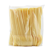 One-time long-handled spoon for baked grass smoothie dessert Plastic spoon 1 box 1000 pcs