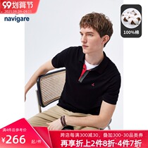 Navigare Italian Sailboat Paul polo shirt mens short sleeve summer new cotton casual lapel T-shirt