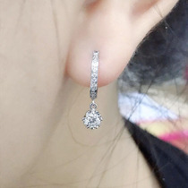 18K gold wedding diamond earrings diamond earrings diamond earrings diamond earrings female Diamond diamond earrings custom