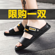 Men sandals Dual-purpose Deodorant 2022 New Summer Tide Beach Shoes Non-slip Soft Bottom Outside Wearing Casual Driving Cool Slippers