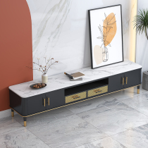 Rock board TV cabinet small apartment modern simple light luxury bedroom coffee table TV cabinet living room 2021 New