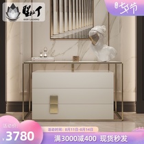 Holy Latin Italian entrance cabinet Light luxury wind bucket cabinet storage cabinet Modern simple entrance entrance door living room partition