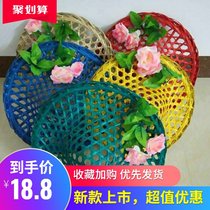 Square dance hat Li Xiang Li Ying hat Adult hat Childrens performance props Handmade bamboo dance hat