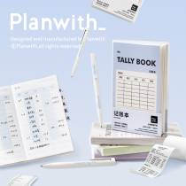 Planwith bookkeeping book family finance notebook hand account detailed account cash journal book carry money book