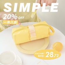 This Lady Pencil Case large capacity ins Japanese high-value junior high school girl stationery bag simple multifunctional pencil bag