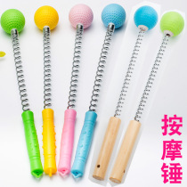 Handheld home Meridian Flapper WELLNESS NECK AND SHOULDER FITNESS HAMMER BACK KNOCKS KNUCKLEBACK SMALL HAMMER SILICONE MASSAGE HAMMER