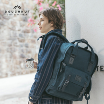 Doughnut Navy Dark Blue series Travel backpack Male and female student bag Computer lightweight sports backpack