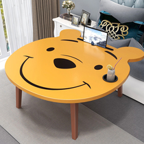  Computer bed small table Bedroom learning artifact Dormitory folding desk bay window small table board Cartoon ins carpet
