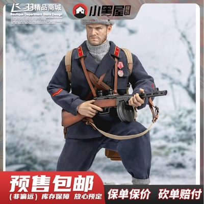taobao agent Pre -sale boundary Line Play Model 1/6 World War II Soviet Soldier Officer AL100042 Moving male soldiers and puppets