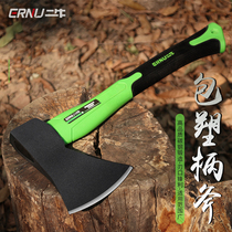 Axe knife Household wood chopping artifact Stainless steel beating outdoor wood chopping tool Woodworking trumpet axe mountain tomahawk