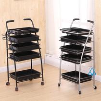 Hairdressing tool cart hair stylist special hair salon trolley barber shop perm dyeing tool cart beauty trolley