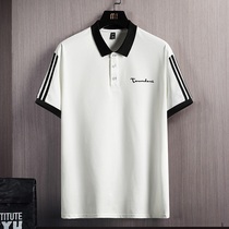 Summer t-shirt mens short-sleeved loose tide brand top clothes 2021 new couple t-shirt polo shirt half-sleeve mens clothing