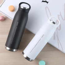 Taiwan Sandman thermos female large-capacity simple travel pot male portable sports 304 stainless steel thermos