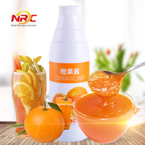 The NRC orange fruit jam drinks juice juice fruit slurry drink orange juice concentrated milk tea shop raw material 1 2kg