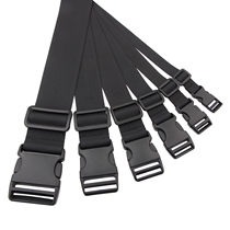 Multifunctional elastic binding strap plastic buckle nylon luggage strap running bag elastic buckle waistband custom