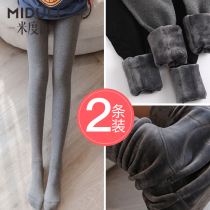 Pregnant womens bottoming stockings stockings spring and autumn models outerwear autumn and winter plus velvet thickened pregnant womens leggings pregnancy pantyhose