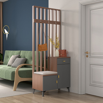 Nordic entry cabinet Partition cabinet Entry Modern foyer cabinet room cabinet Simple entrance cabinet Screen cabinet Shoe cabinet one