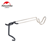 Naturehike Missing Sky Curtain Pole Non-slip Hanging Clip Lamp Stand Folding Chair Water Cup Bracket 304 Stainless Steel adhesive hook