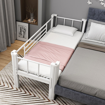 Childrens bed side splicing bed bedroom split bed artifact widened single bed with guardrail Children Baby single bed