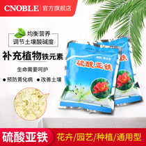 Ferrous sulfate granules iron fertilizer flower manure gardenia rich yellow leaf disease wealth tree soil pH adjustment