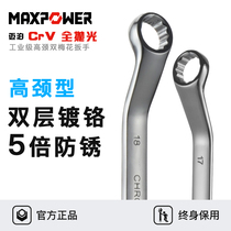 Meabo plum Wrench Double head 8-10-12-14-16-18-17-19 glasses wrench plum blossom wrench tool