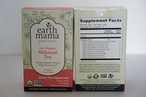 American Earth Mama Earth mother organic milk tea under milk tea chasing milk tea breastfeeding increase milk open milk