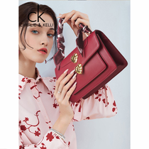 Small ck womens bag 2021 new fashion quality handbag mother shoulder messenger bag red bridal wedding bag