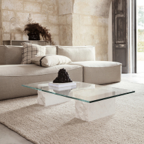 ferm LIVING Mineral Coffee Table Series marble glass tea table Nordic Denmark