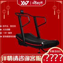 Unpowered treadmill curved curved crawler gym equipment without power help unplugged gym equipment