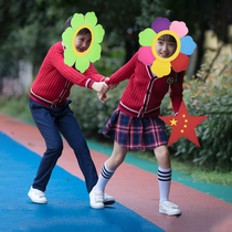 Opening ceremony of the games Admission props Sunflower headgear Kindergarten dance props Flower party props headdress flowers
