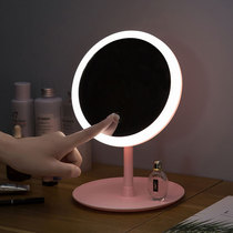 LED mirror makeup mirror with light Smart desktop Girl heart Desktop lamp Make-up beauty net red