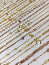 18K gold AU750 bracelet direct podcast link support for reexamination