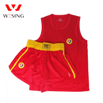 Jiurishan Sanda clothing set mens training uniform female boxing suit short sleeve professional shorts vest