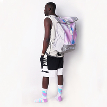 MIDIAN adapts Li Ning marshmallow basketball Bag Mens schoolbag large-capacity sports training backpack travel backpack