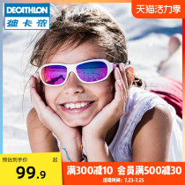 Decathlon childrens sunglasses over 7 years old Trendy ski glasses sunglasses girls boys polarized protection KIDA
