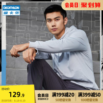 Decathlon sports sweater mens autumn new casual breathable couple pullover loose sports top women MSXH