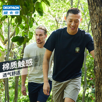 Decathlon flagship store T-shirt mens cotton new loose quick-drying sportswear summer couple short-sleeved womens top ODT2